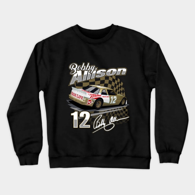 Bobby Allison Nascar Vintage Crewneck Sweatshirt by kucingtertawa